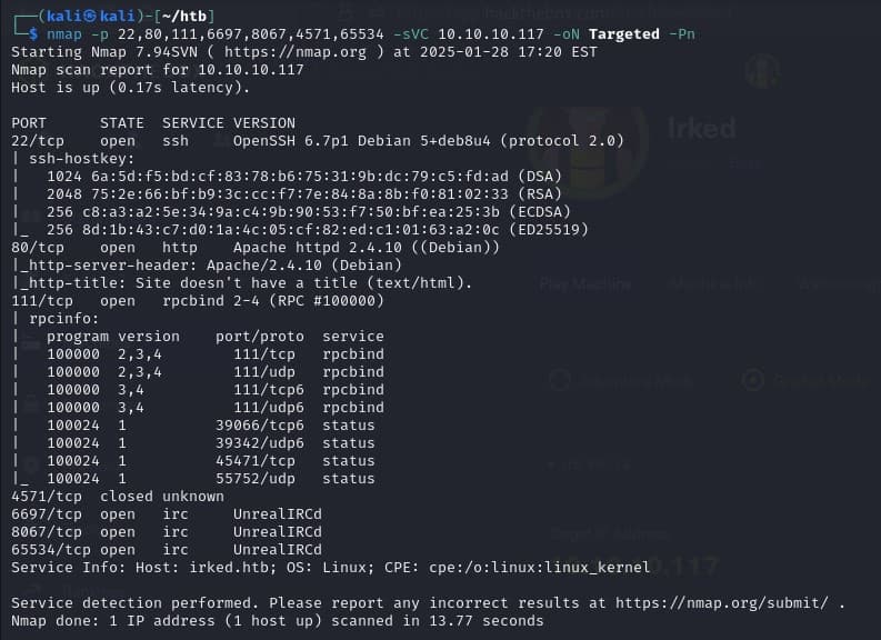 nmap ports