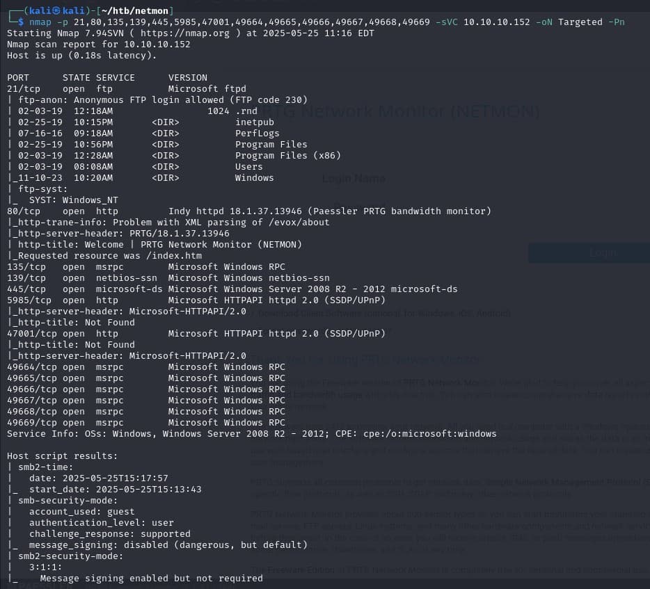 nmap ports