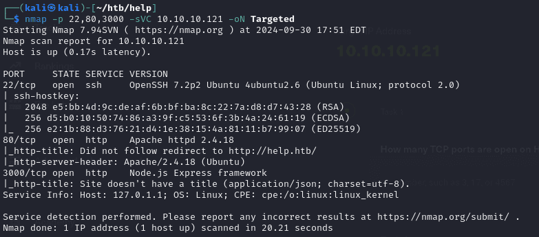 nmap puertos