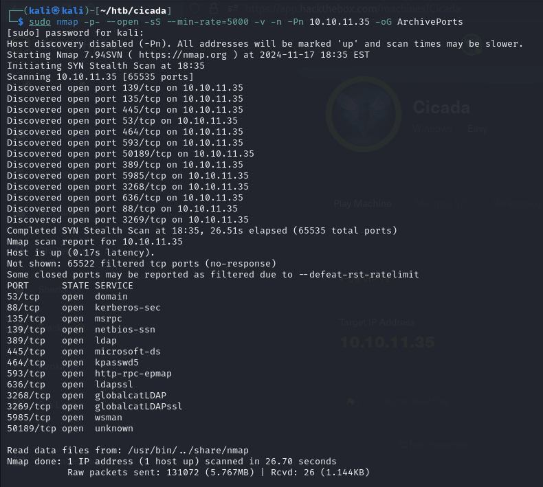nmap