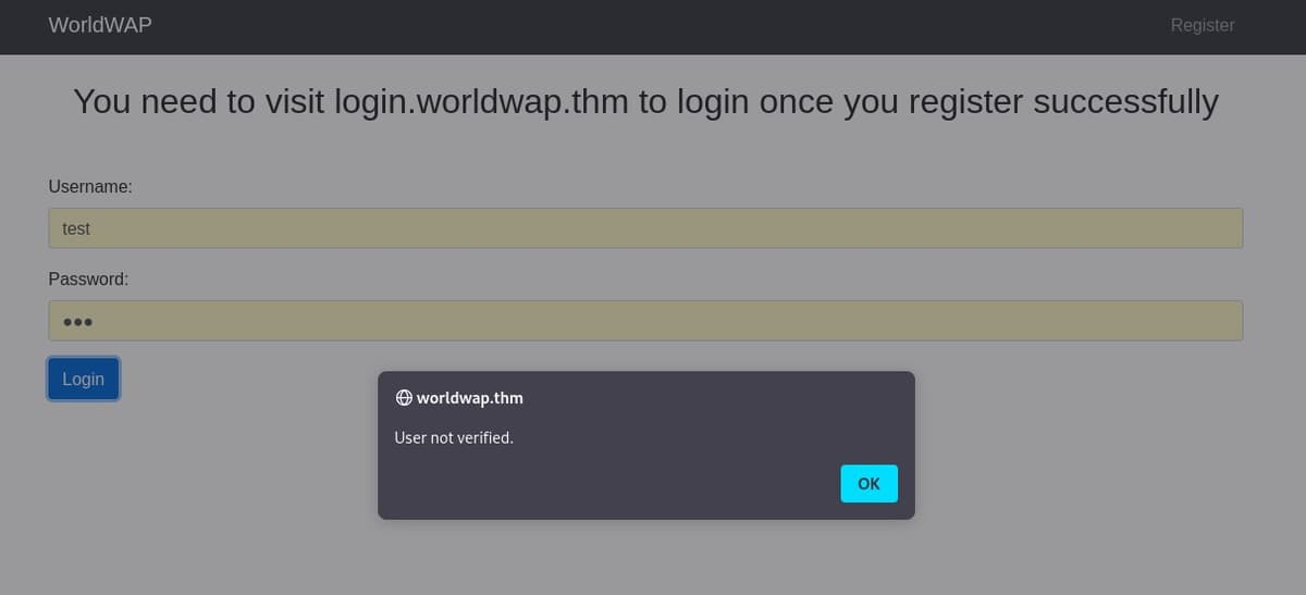 login false