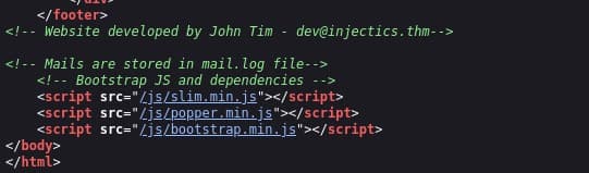 mail log