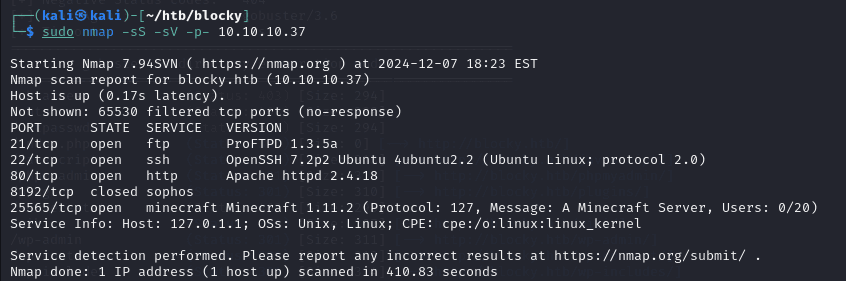 nmap