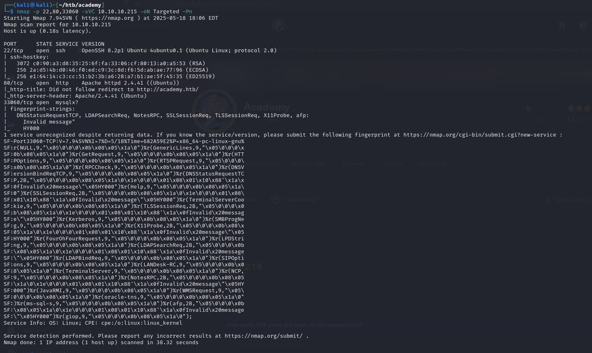 nmap ports
