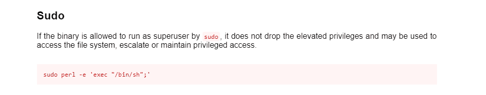 sudo perl